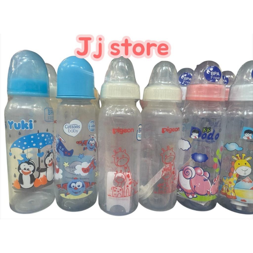 Botol susu Bayi / Botol Dot susu bayi 240ml BPA FREE Dodo|Cussons baby|Pigeon|YUKI|Ninio|Sumo