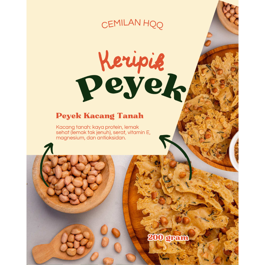 

Keripik Peyek Kacang Tanah 100 gram 200 gram - Rempeyek - Cemilan HQQ