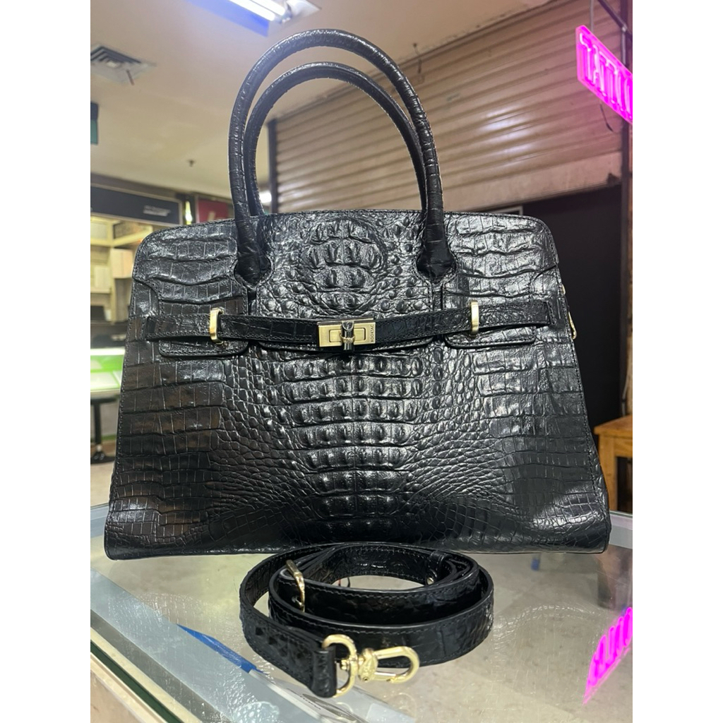 Tas Kookjac Kulit buaya asli preloved