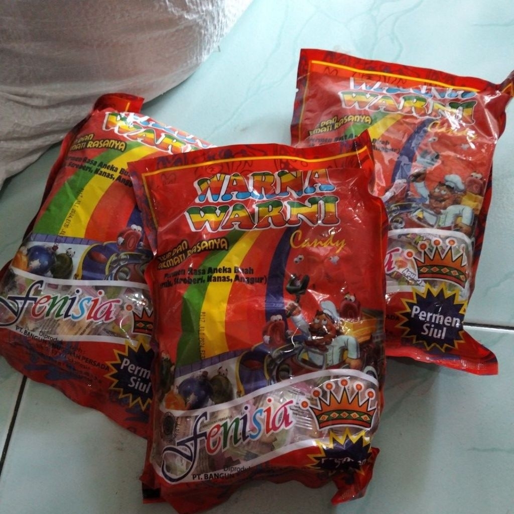 

PERMEN WARNA WARNI HARGA 10.000 ISI 50 PCS