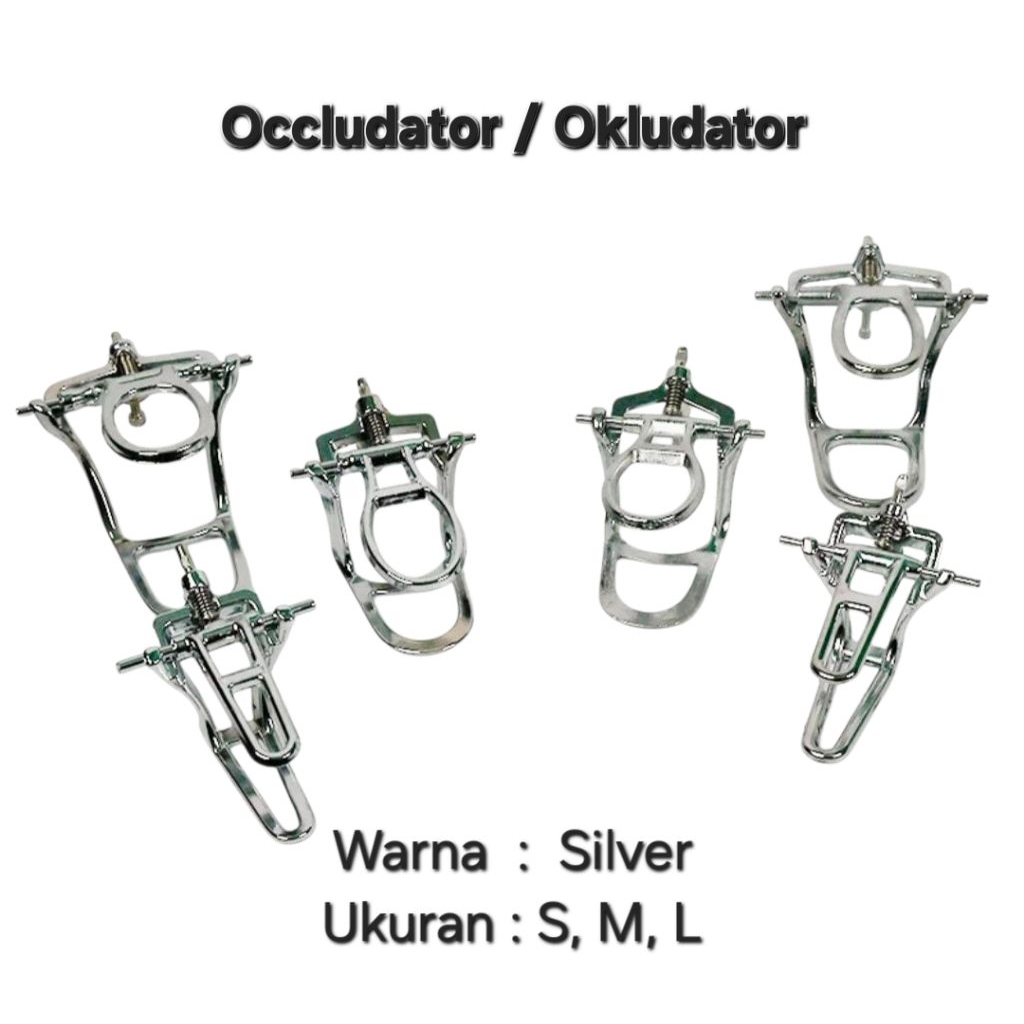 Dental Okludator Occludator Gigi Lab Gigi Stainless Silver