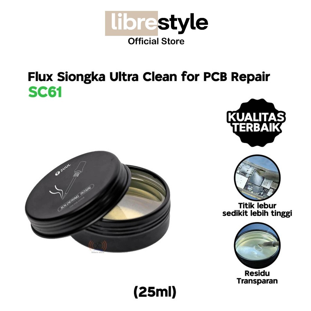 2UUL SC61 Flux Siongka / Soldering Rosin Ultra Clean Original