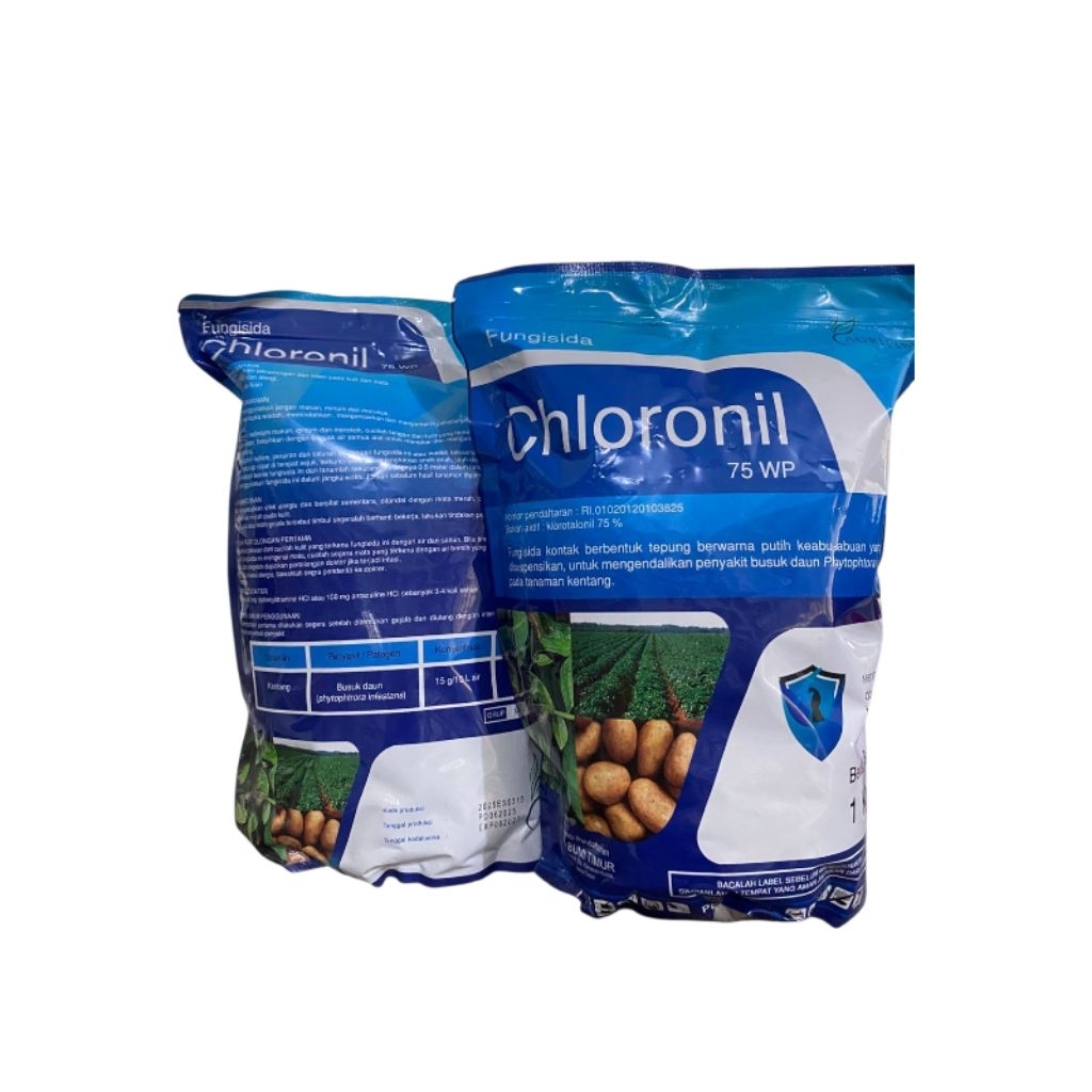CHLORONIL 75WP 1KG FUNGISIDA bahan aktif : Klorotalonil 75%