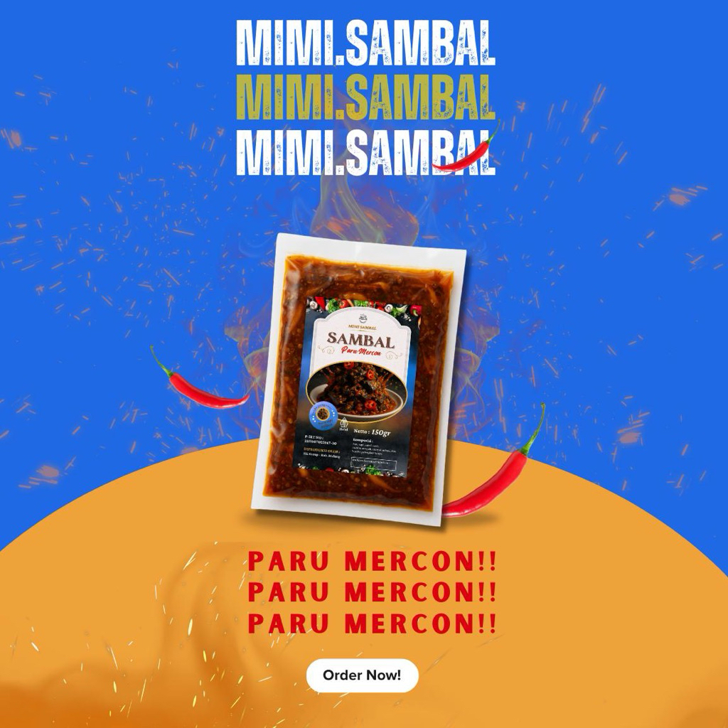 

SAMBAL PARU MERCON 150GR