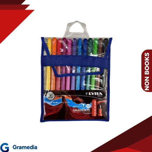 

Gramedia Medan - LYRA Graduate Fineliner Wallet 12pcs