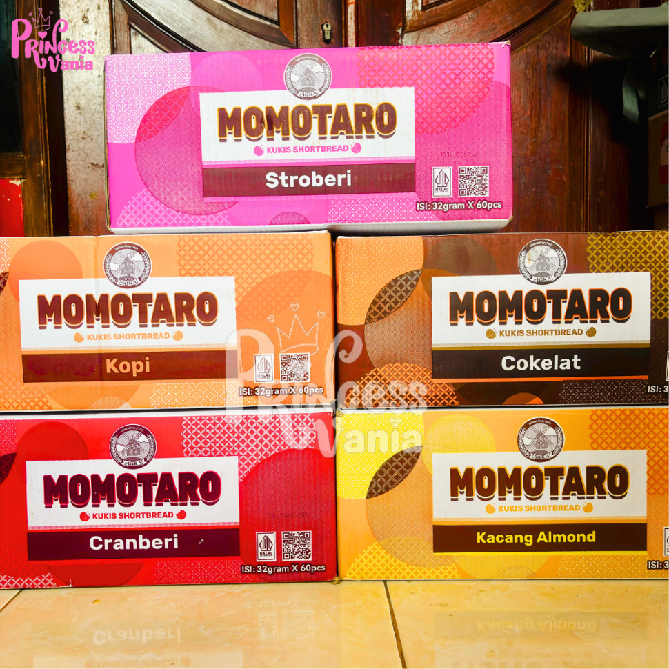 

GROSIR NEW MOMOTARO MINI AOKA KUKIS SHORTBREAD ISI 2 KEPING KEMASAN BARU