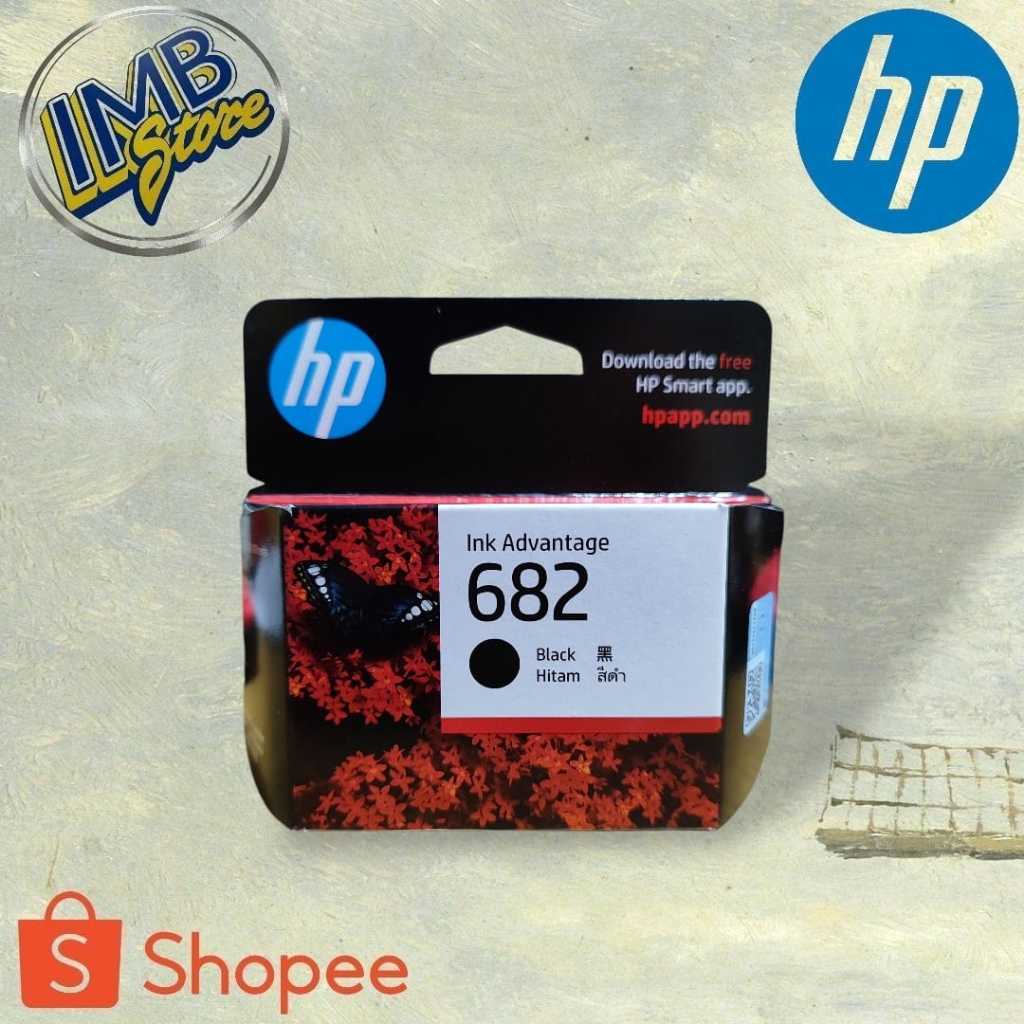 Tinta Printer Hp 682  Tinta Cartridge Hp 682 Black Ink Cartridge Original