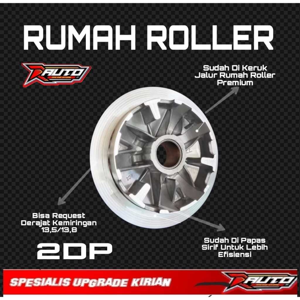 Rumah roller bubut New Nmax 155 Pully Set Custom Vario 125 Rumah Roller Bubut 13,5 Derajat Aerox 155