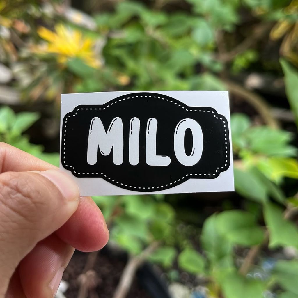

Stiker Anti Air Size 5 x 3cm Tulisan Milo