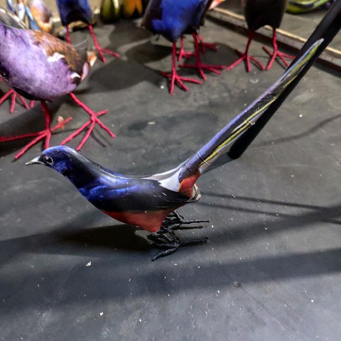 boneka mainan jontrot burung murai  / patung dekoy manuk muray