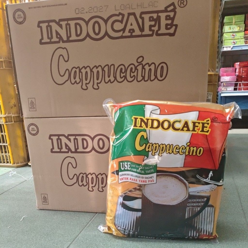 

indocafe cappuccino 50 sachet x 25 gr
