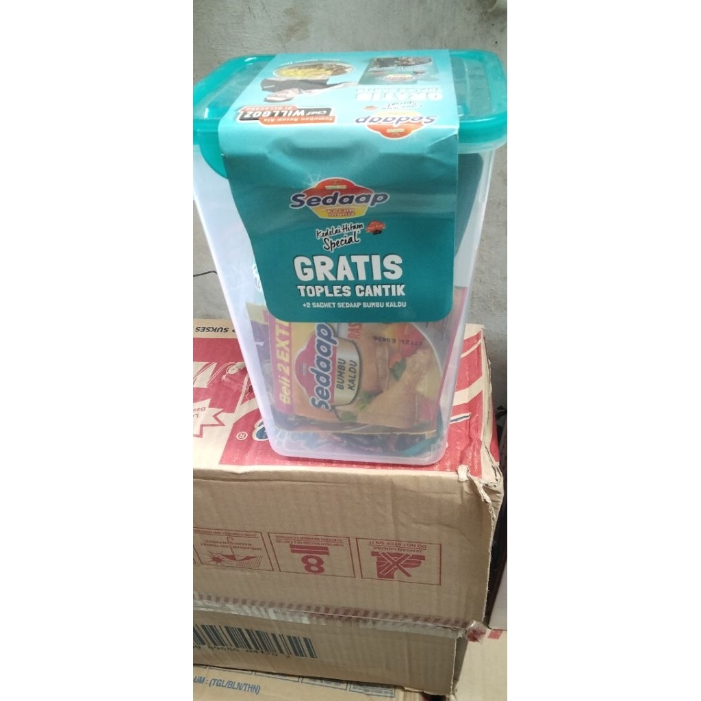 

kecap sedap 640mil fre 2bks bumbu, toples cantik sebaguna