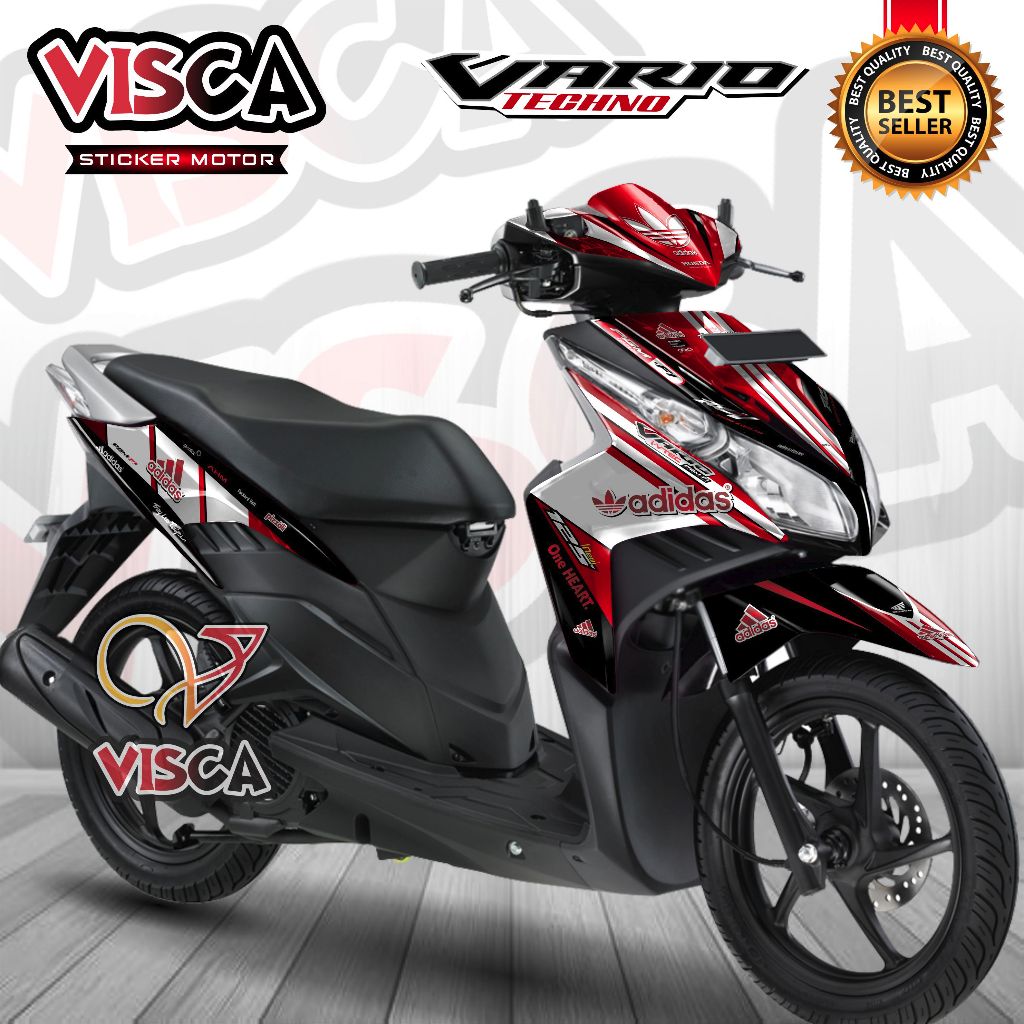 Decal Vario 110 Techno Full Body Stiker Vario 110 Techno Full Body Striping Vario 110 Techno Variasi