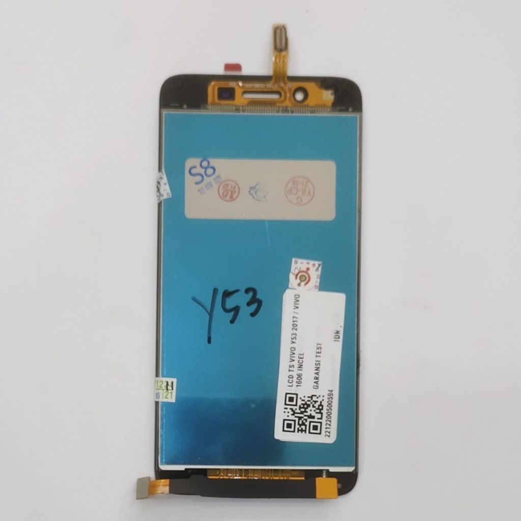 LCD TS VIVO Y53 GOLD / LCD TOUCHSCREEN VIVO Y53 2017 PUTIH / LCD VIVO 1606 ORIGINAL