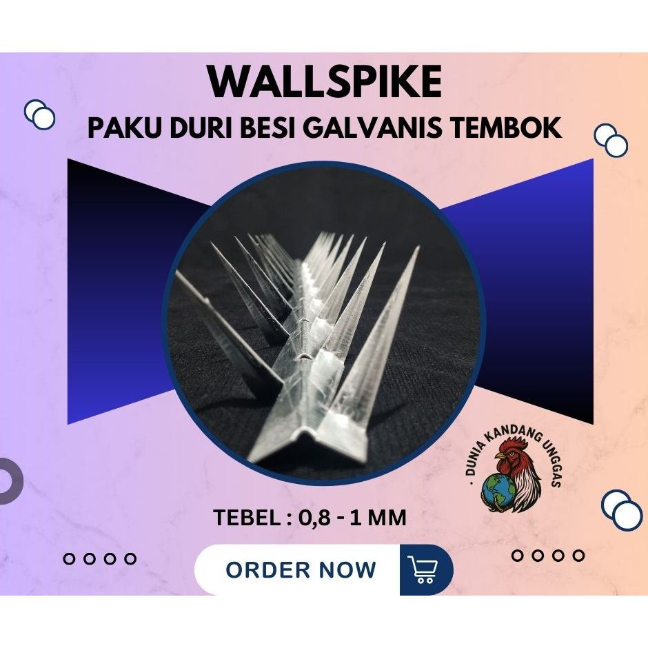 Wall Spike / Anti Climb Spike / Duri Pengaman Tembok l Best seller