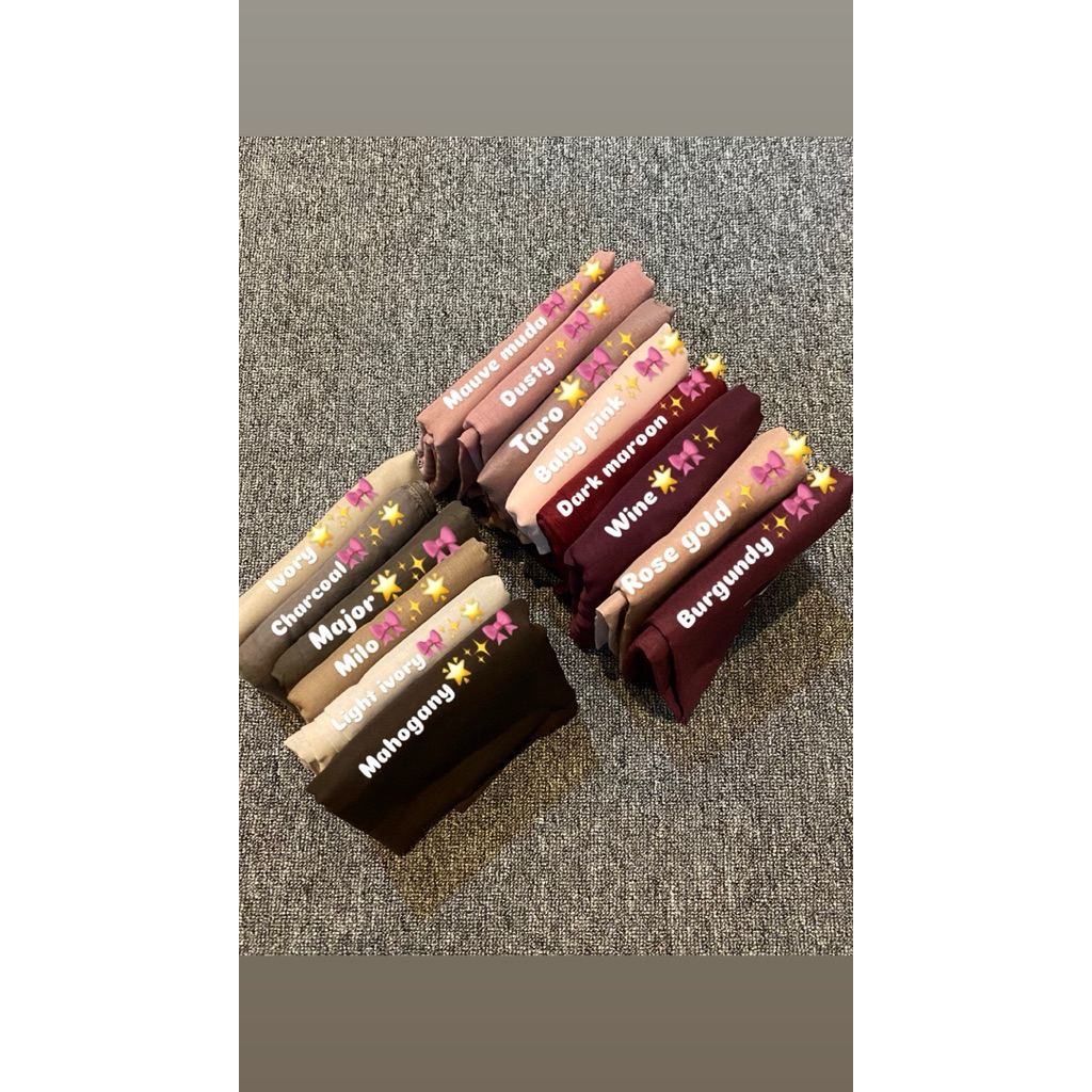 Paket Reseller/ Grosir Hijab Paris Premium (Varisha/Redrose) | Grosir Paris Jadul