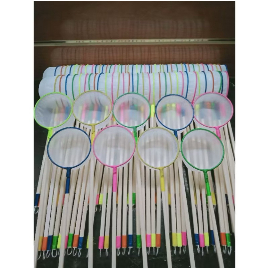 Saringan ikan hias/ seser kutu air bulat 5,5 CM bambu