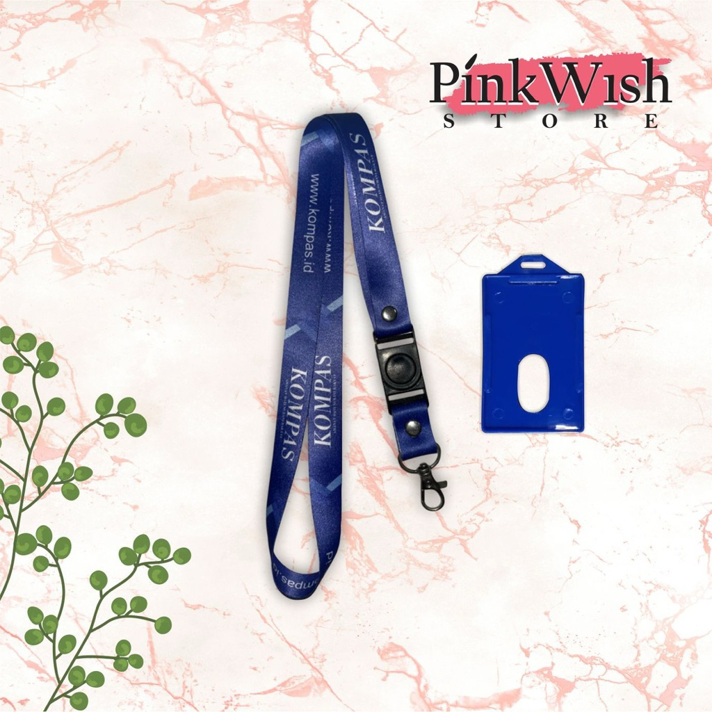 

Lanyard KOMPAS NAVY /Tali idcard KOMPAS NAVY [Ready stock] Termurah