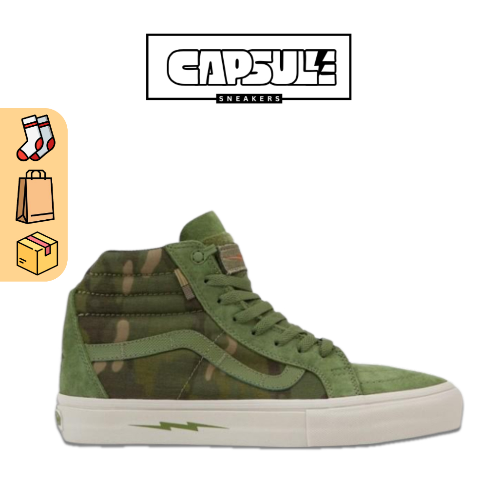 Vans Sk8 Hi Defcon Army Green BNIB
