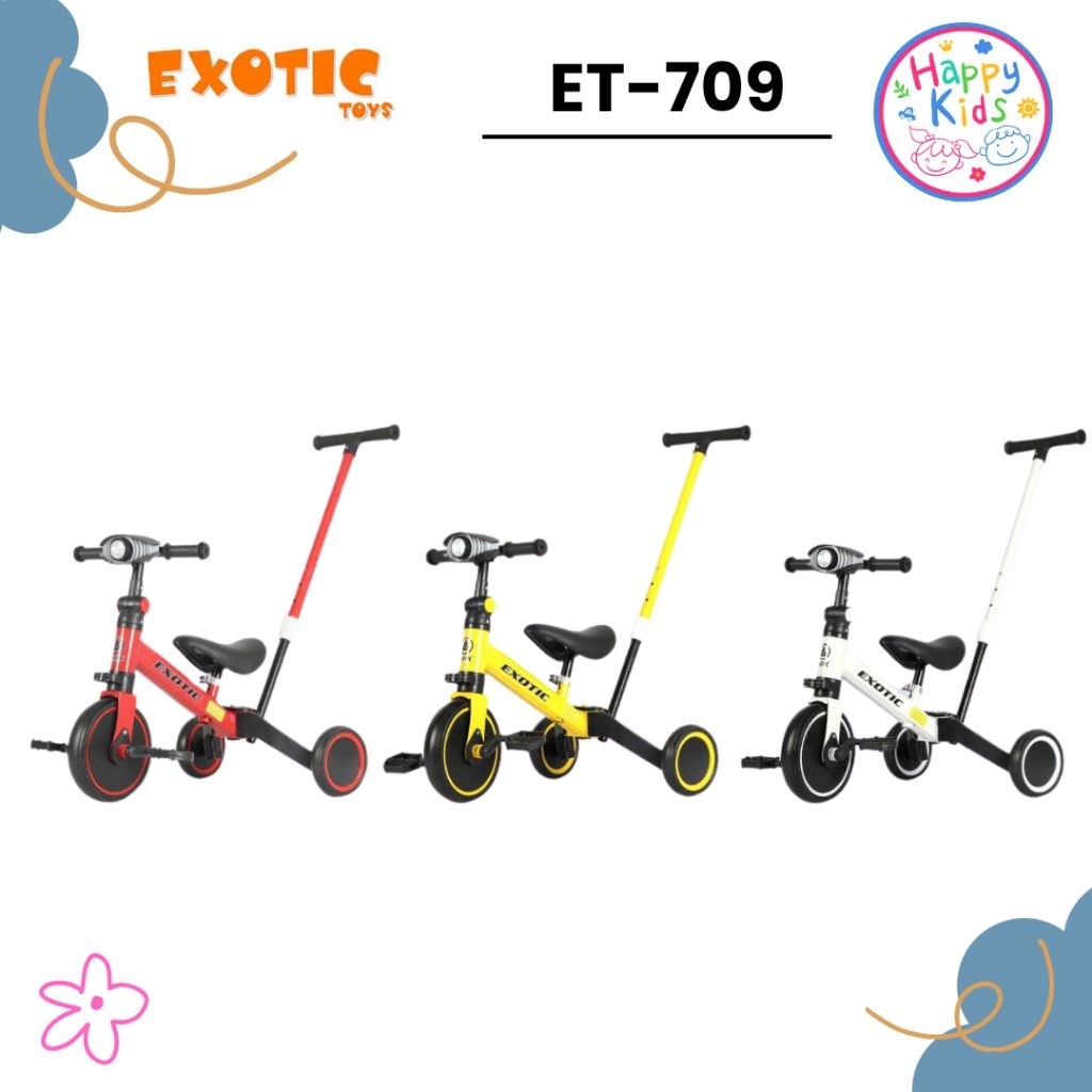 Sepeda Keseimbangan Balance Bike 6in1 Exotic ET 709-7//ET-709//ET-724//ET-8810// ET-714//AT-7692