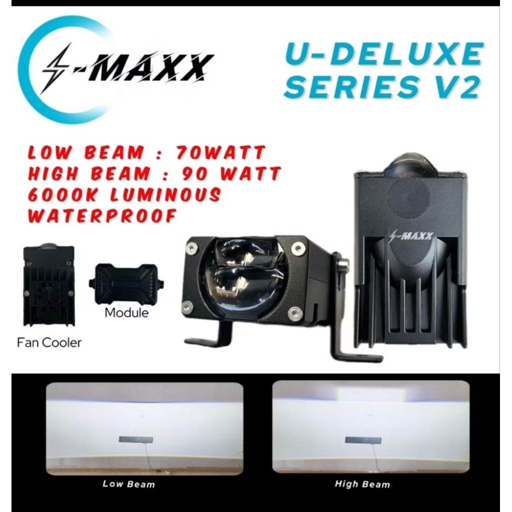 Lampu tembak mini biled Vinyx matrix m1 / i-Maxx M1 /  AEGIS m1 lensa Led multifungsi stok Limited