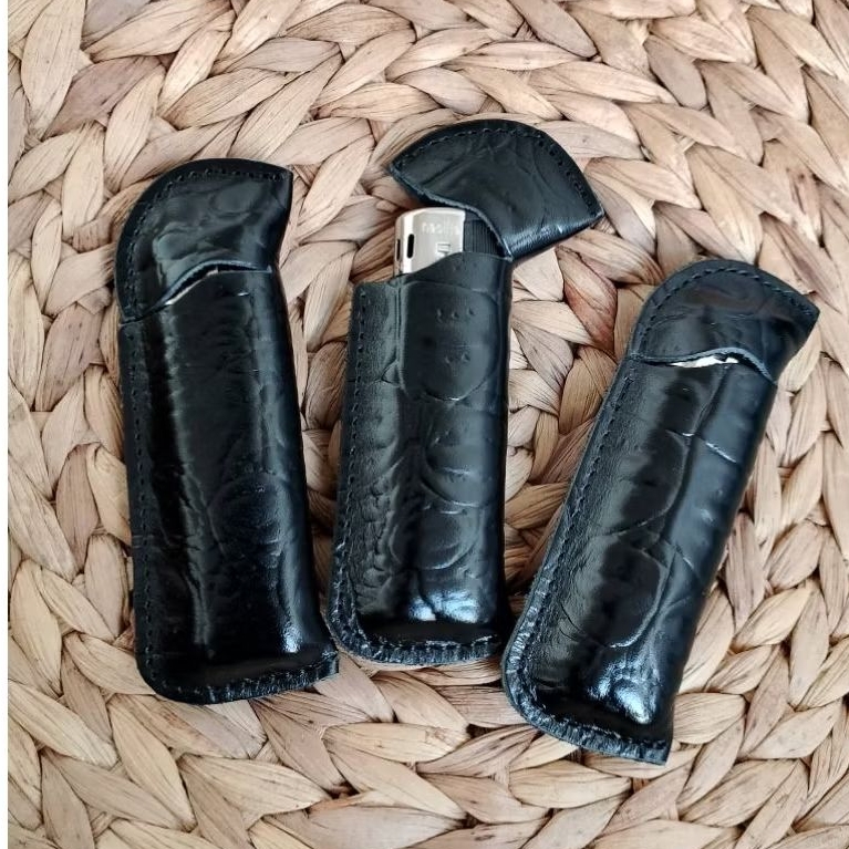 sarung korek api kulit asli gratis korek api