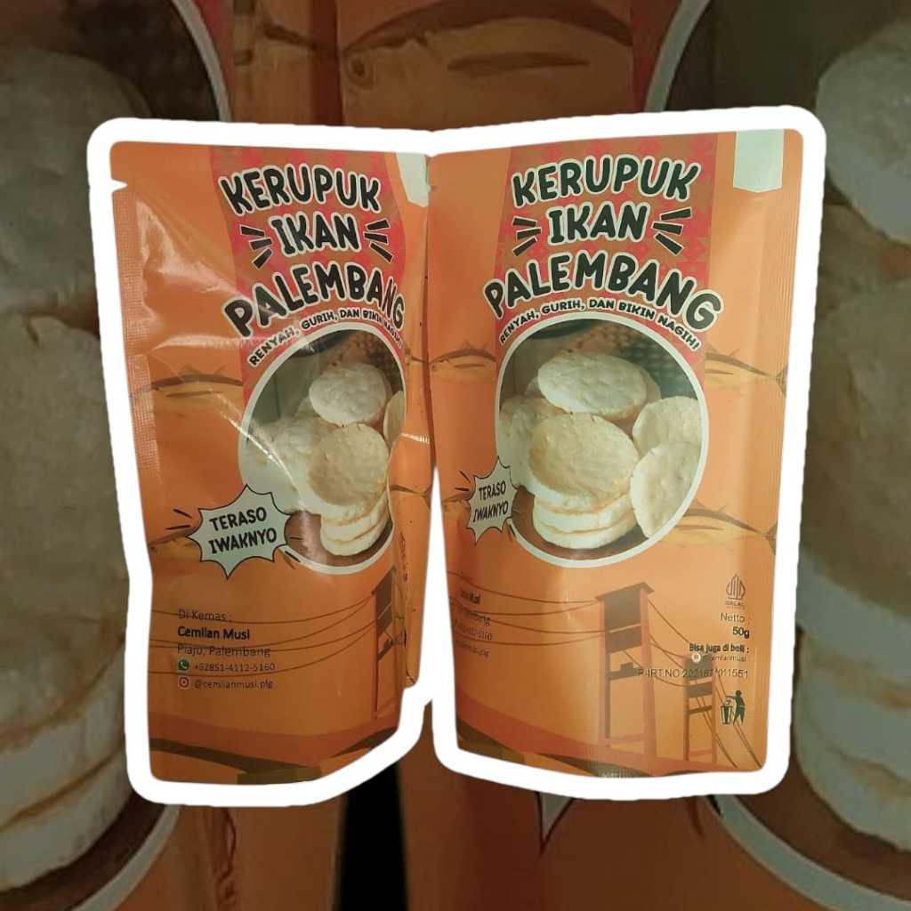 Kerupuk Kemplang Asli Palembang / Khas Palembang / Kerupuk Ikan Palembang