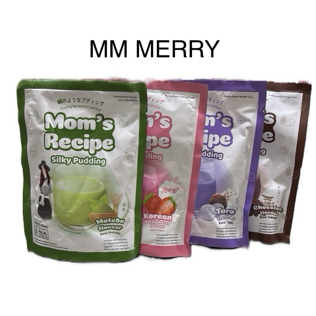 

SILKY PUDDING MOM'S RECIPE 100gr MATCHA/KOREANSTRAWBERRY/TARI/CHOCOLATE