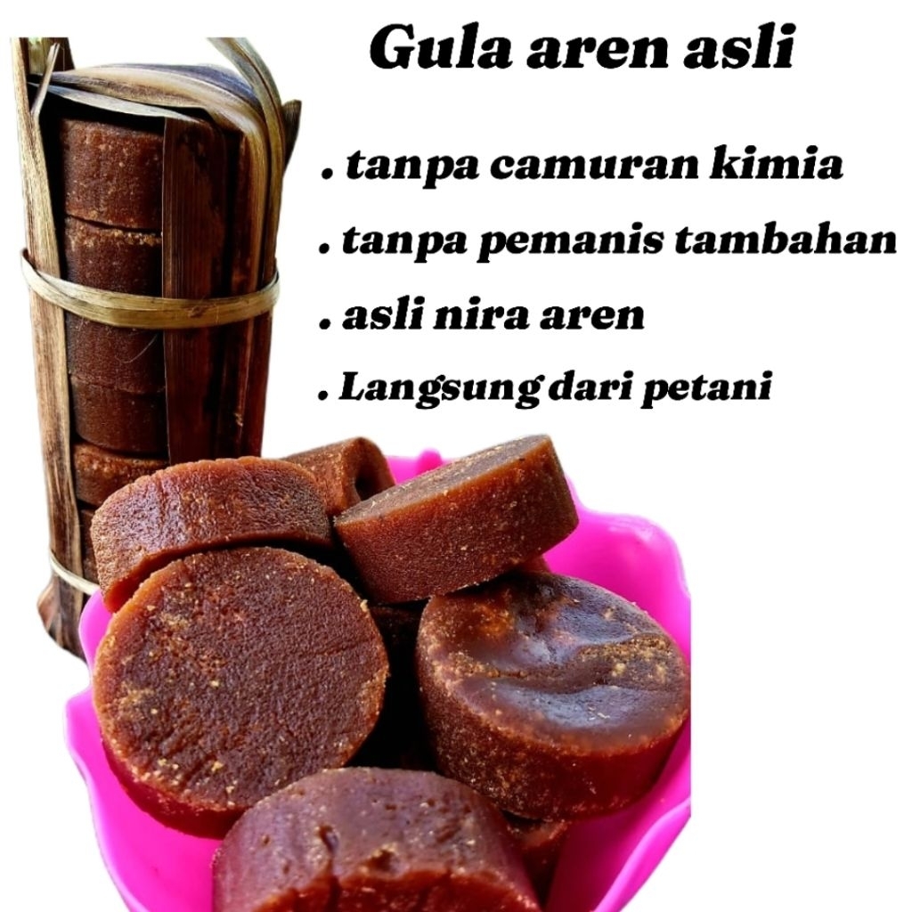 

COD GULA AREN ASLI BUNGKUS DAUN AREN ASLI TANPA CAMPURAN LANGSUNG DARI PETANI 100%organik