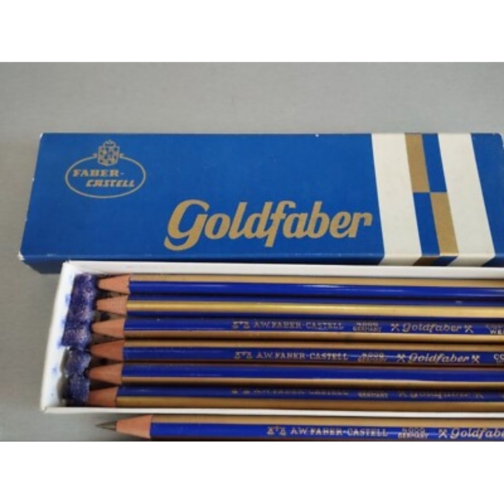 

pensil faber castel goldfaber 4h vintage, made in Germany, 1 lusin/12 pcs