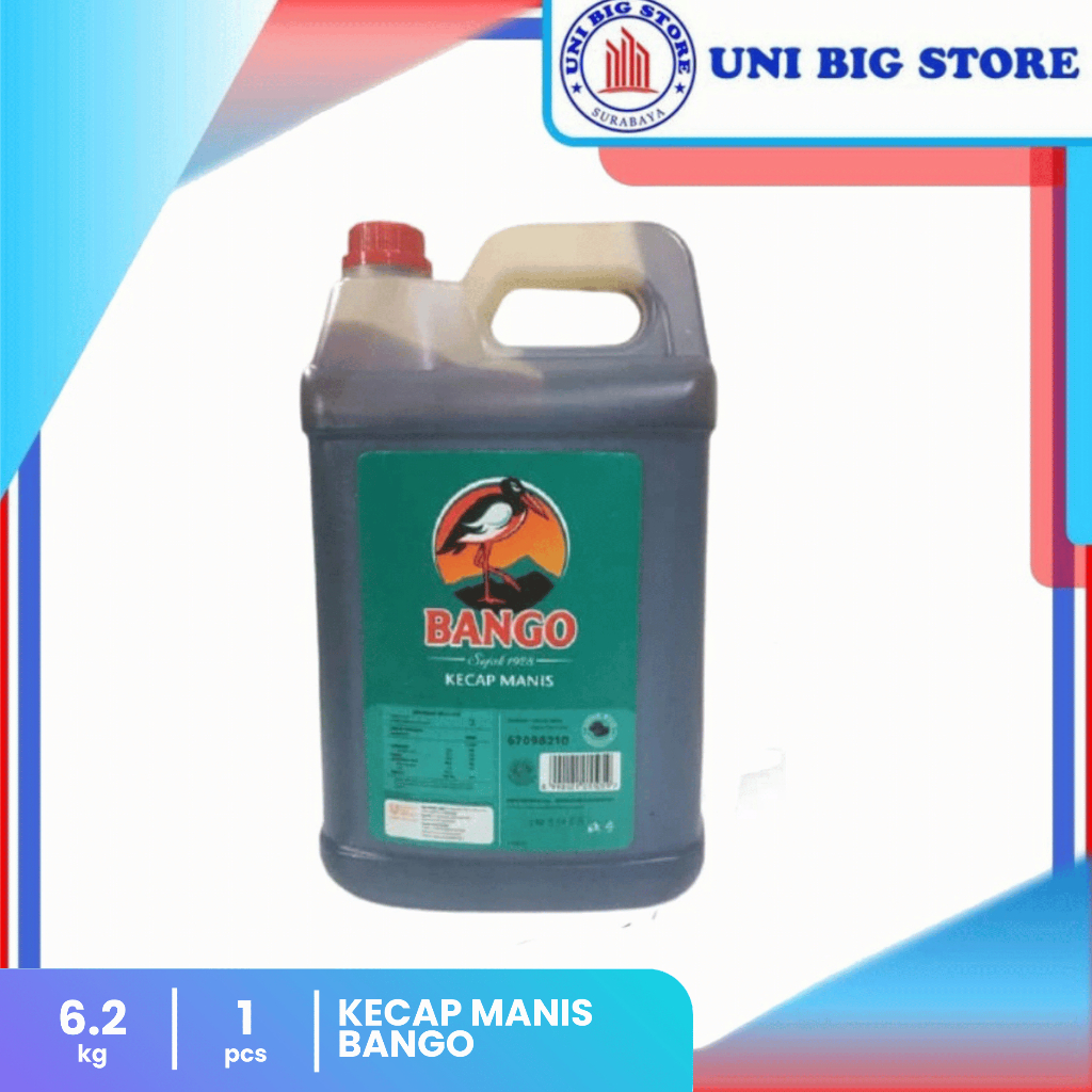 

Bango Kecap Manis Jerigen Jirigen Galon 6.2 kg / 6.5 kg / 6 liter / 6,5 kg