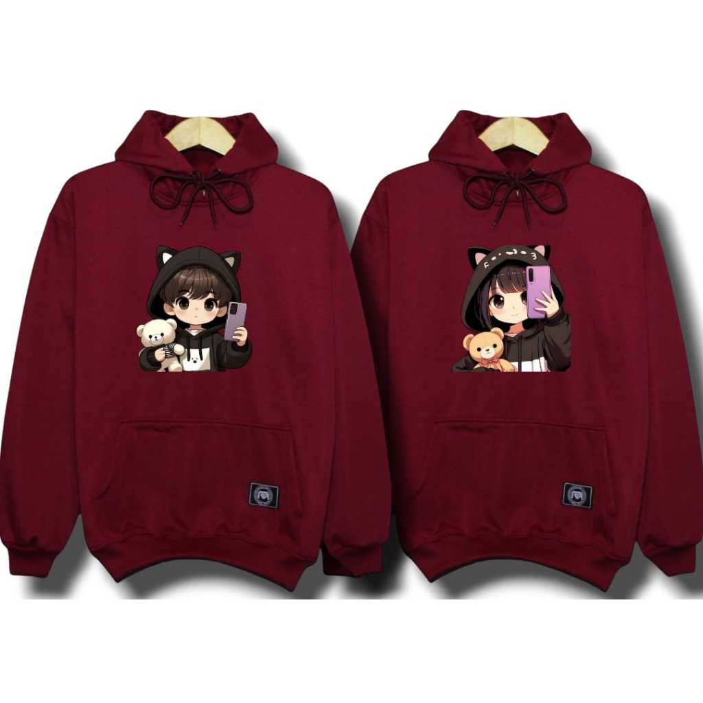 ZEYYA sweater couple pasangan / sweater couple pasangan 2 pcs hoodie couple / jaket couple pasangan 