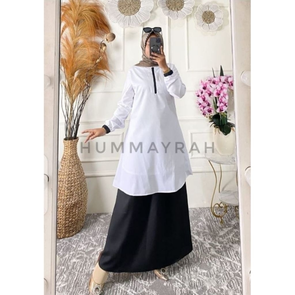 BAJU GAMIS HITAM PUTIH ASN SERAGAM DINAS HITAM PUTIH