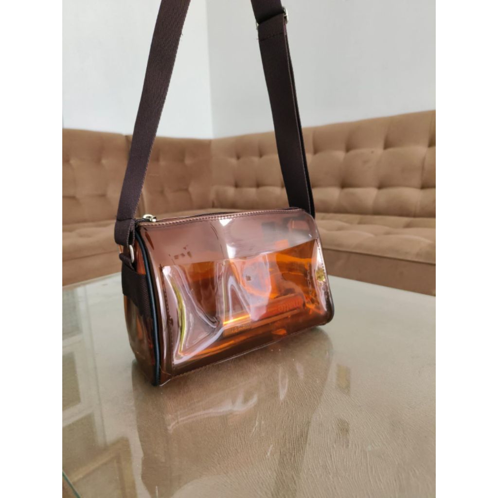 Tas sling bag pvc jelly ( paris )