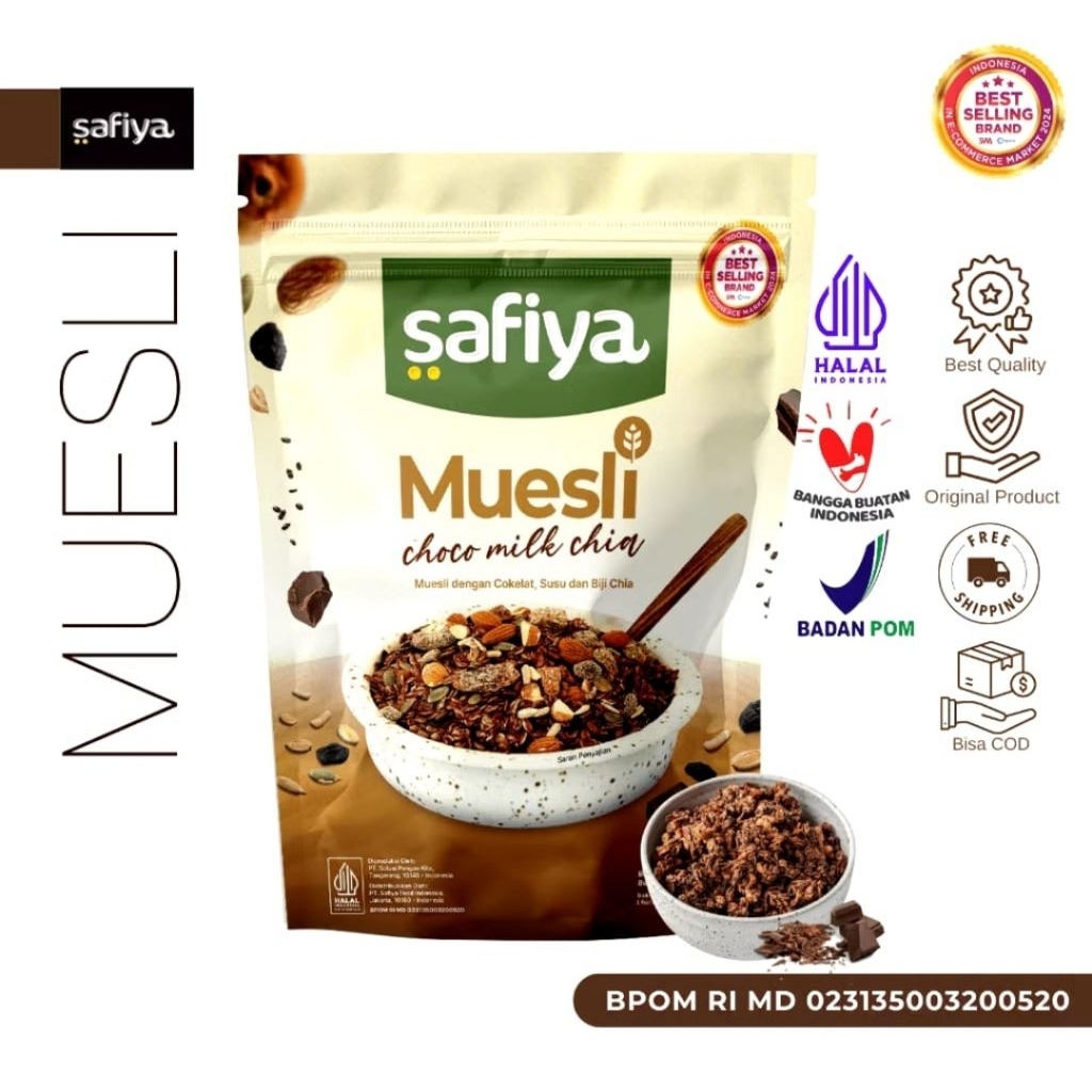 

Muesli Choco Milk Chia by Safiya