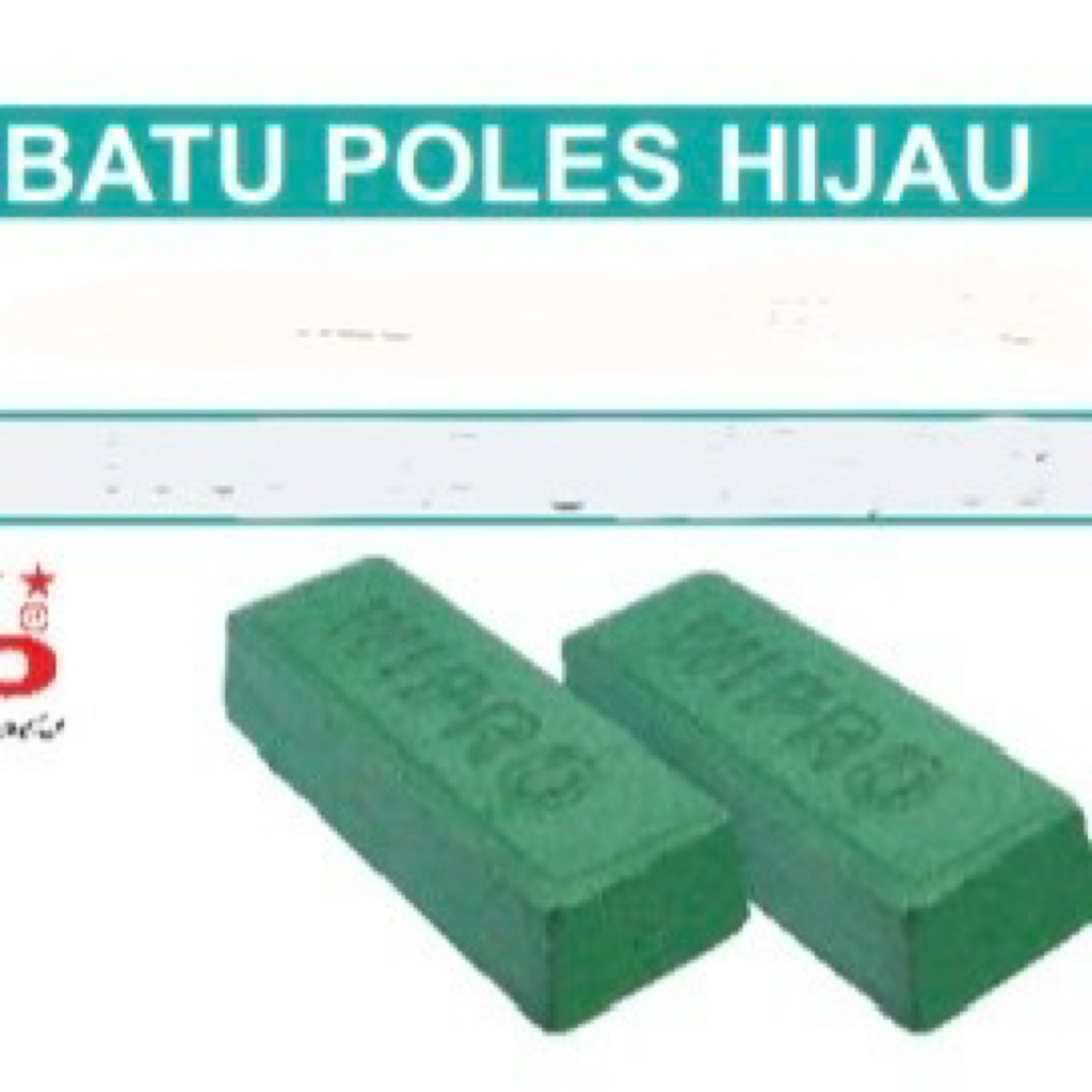 batu poles hijau untuk mengkilapkan besi HSS merk wipro