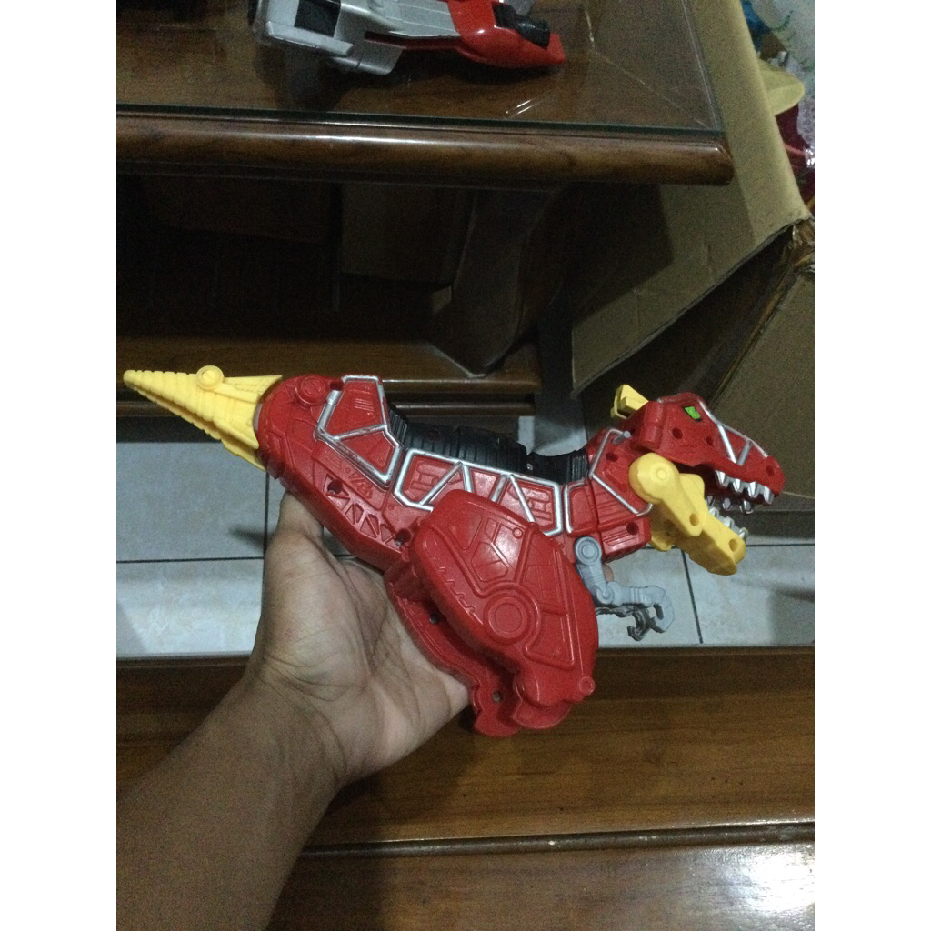 power ranger kyuryuger motor model tirex junk kondisi sesuai gambar