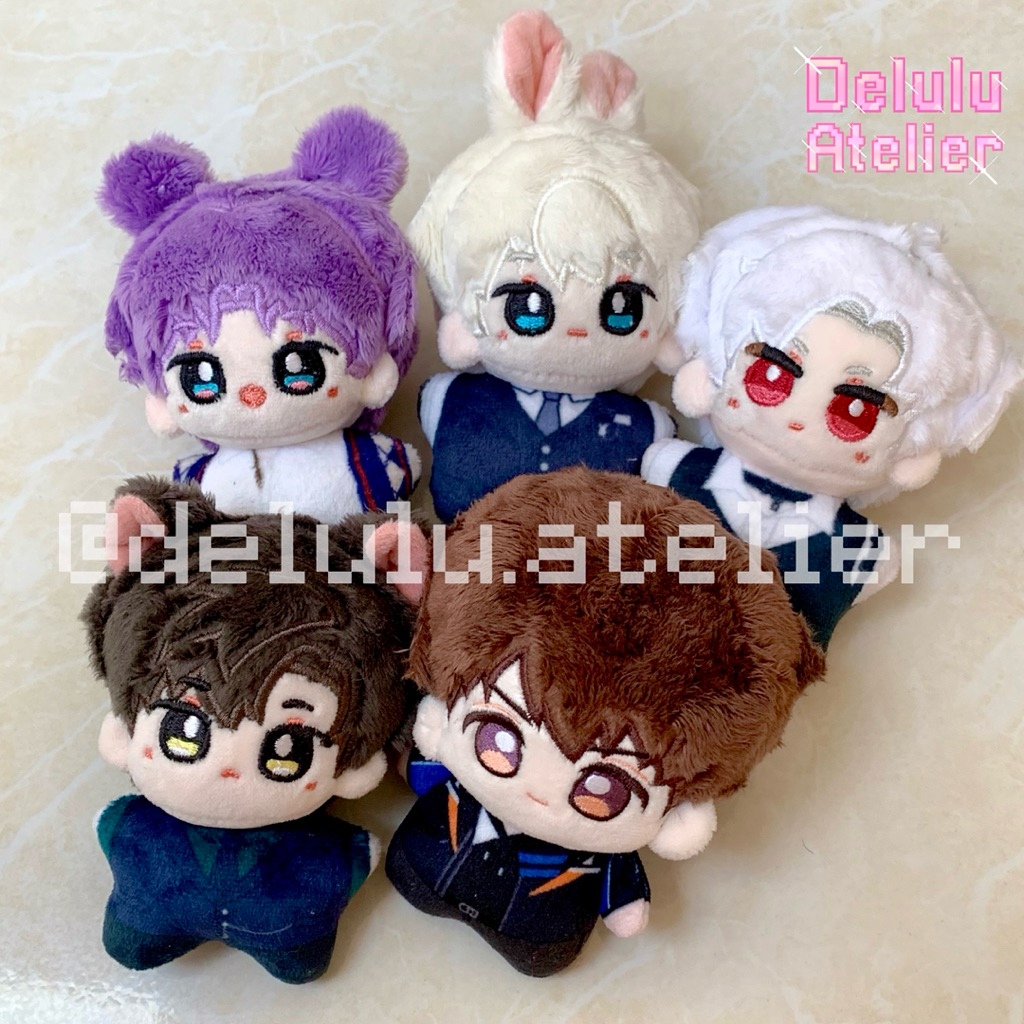 Rafayel, Caleb, Sylus, Zayne, Xavier Love and Deepspace starfish doll plushie 10cm [ready stock]