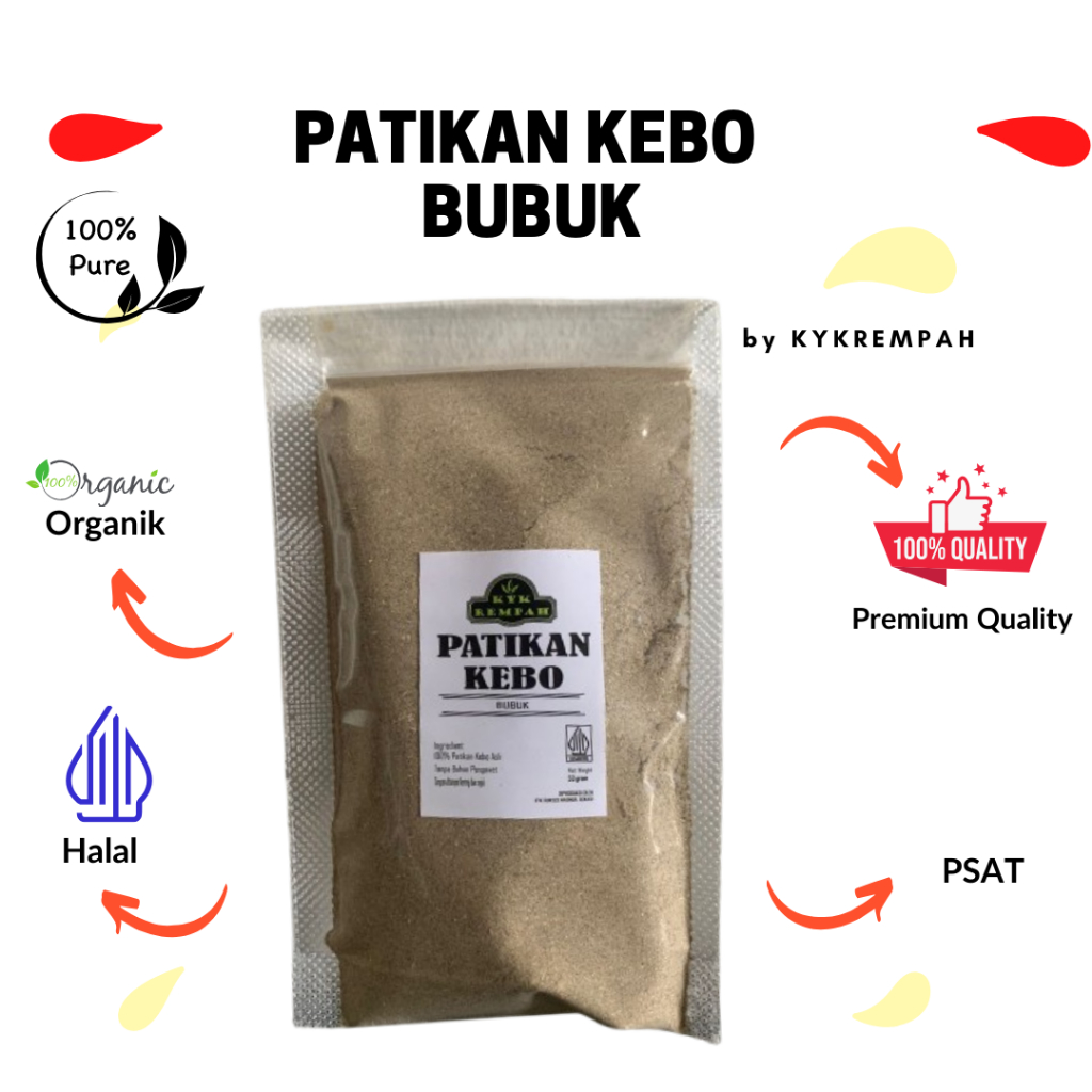 

Patikan Kebo Bubuk Murni / Bubuk Patikan Kebo