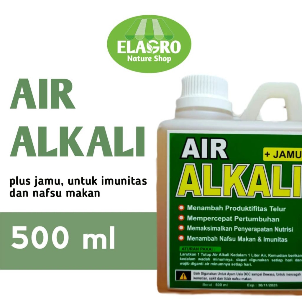 air alkali untuk ayam menambah produktivitas dan kesehatan ayam 500 ml
