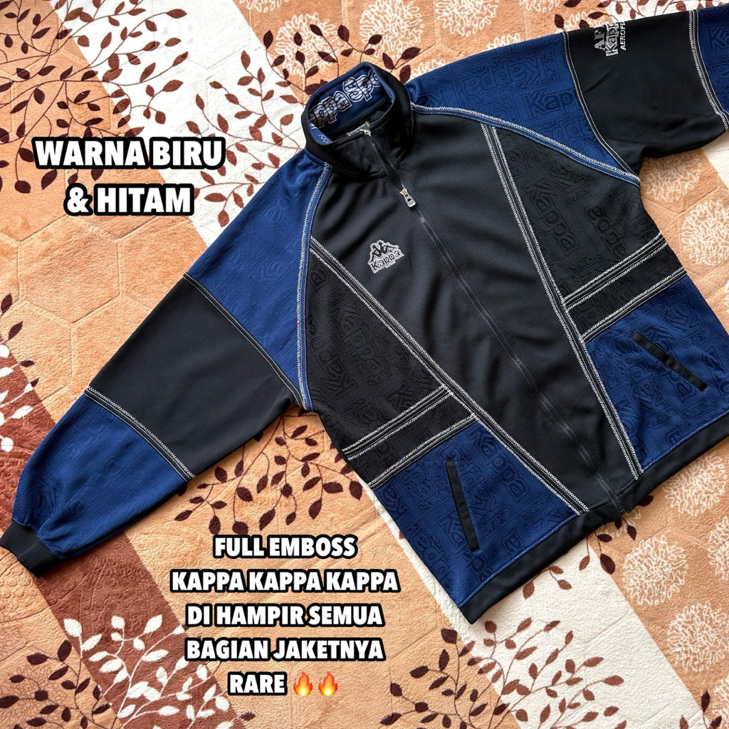 KAPPA Aeroflex - Full Emboss (Black & Blue) XL/XXL