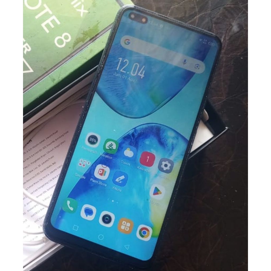 LCD + frame Infinix NOTE 8 X692 copotan