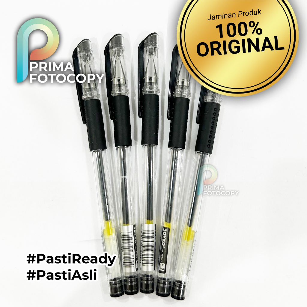 

Bundling Pulpen Gel Joyko JK100 isi 5 | Empuk Anti Macet ASLI ORIGINAL