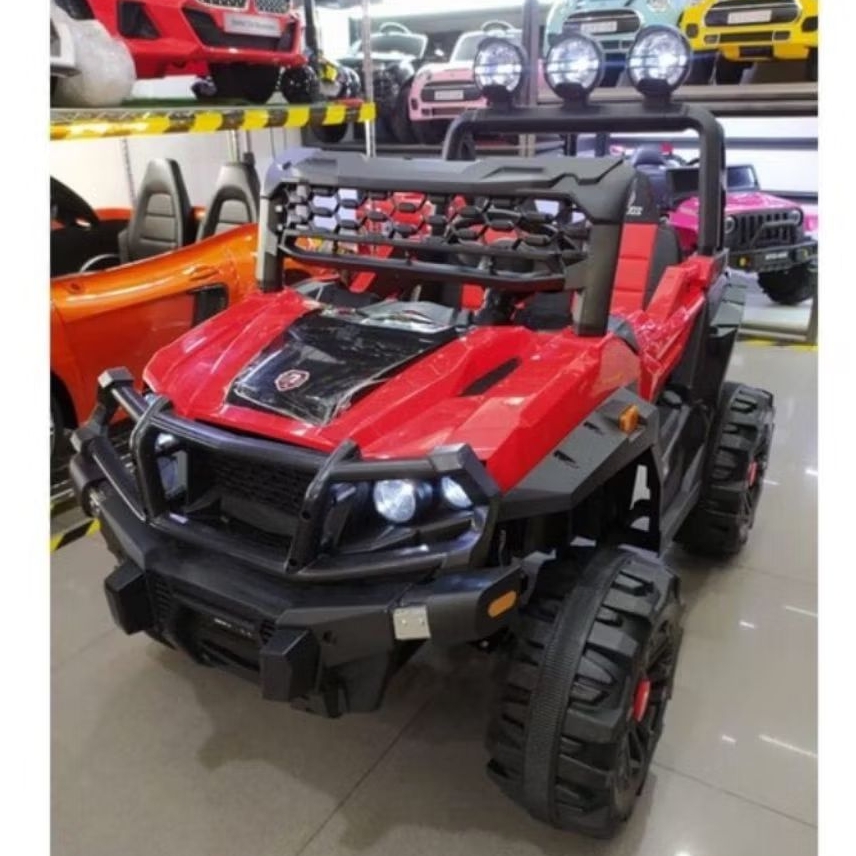 MAINAN MOBIL AKI ANAK JEEP JUMBO BAN KARET EXOTIC 7712 / 7712+