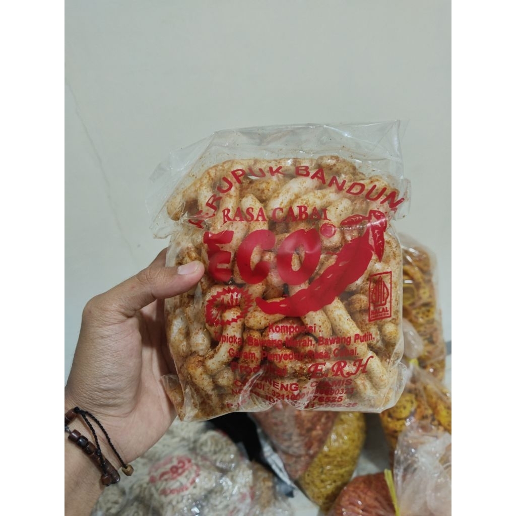 

kerupuk ECO gurilem khas ciamis 110 gram produk E. R. H
