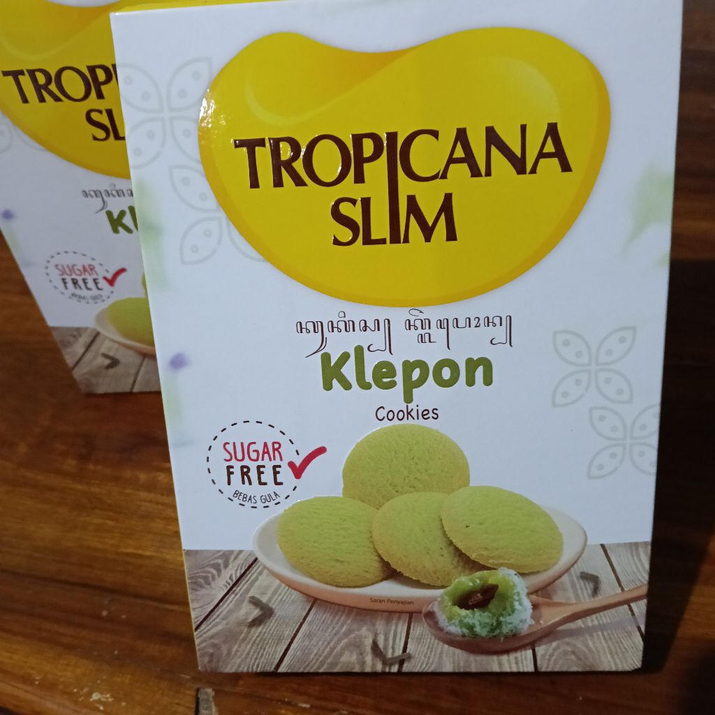 

Tropicana slim Cookies Klepon Kue sehat kue bebas gula isi 5 shacet