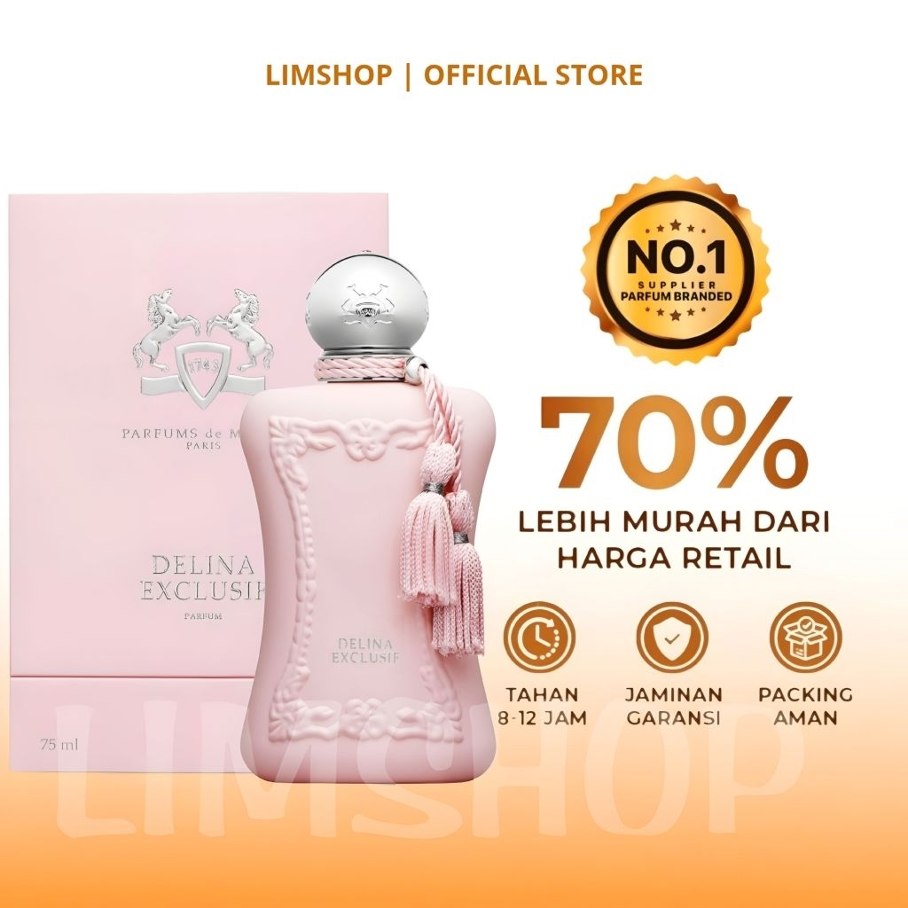 SALE PARFUM WANITA DELINA EXCLUSIF EDP 75ML ( ORIGINAL EROPA + BOX )