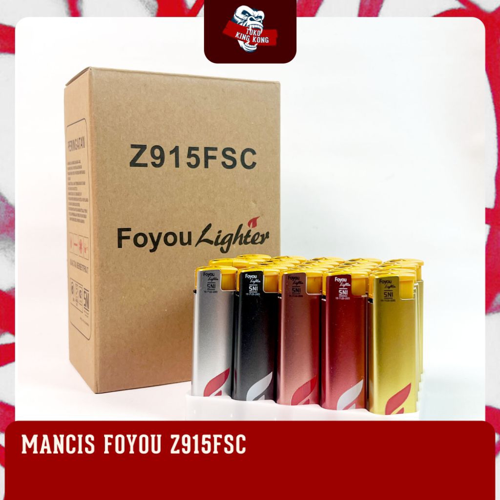 Korek Foyou Lighter Z915 Bara Jet Metal Grosir