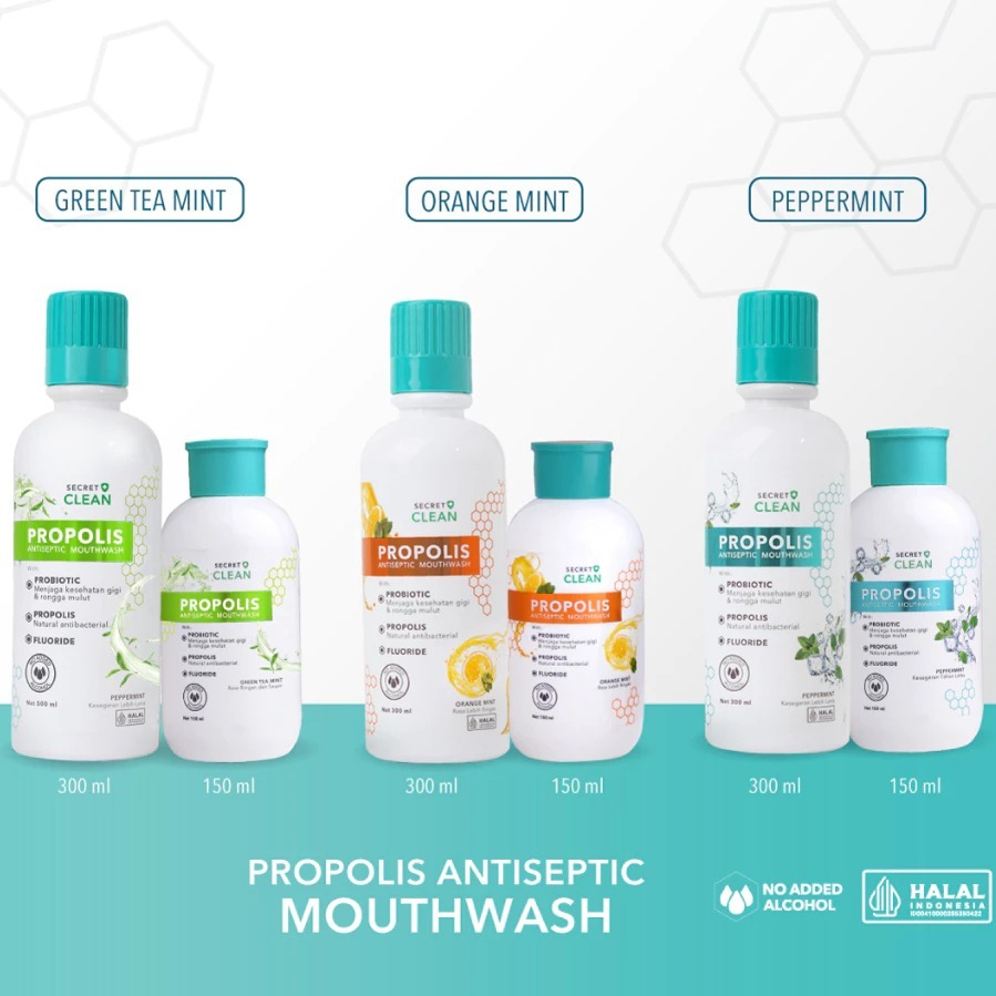 PROPOLIS ANTISEPTIC MOUTHWASH SERIES