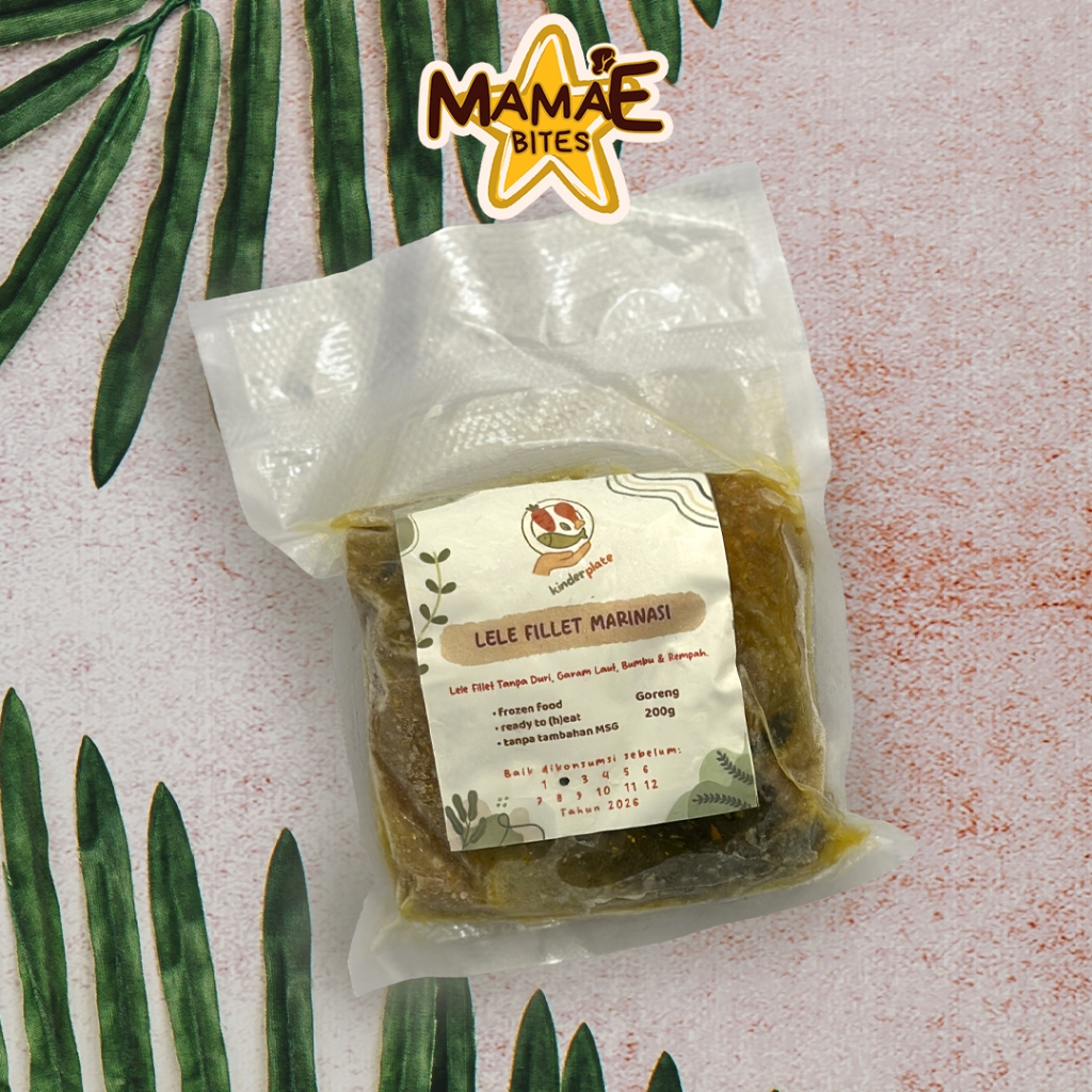 

Kinder Plate - Lele Fillet Marinasi | Frozen MPASI NDF Homemade & Bekal Anak Sehat